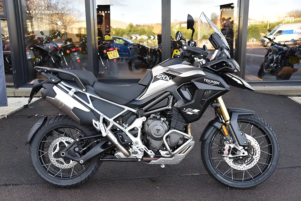Used 2026 Triumph Tiger 1200 Rally Pro Sandstorm - Front View