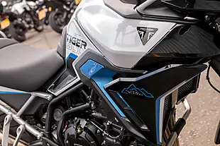 Used 2026 Triumph Tiger 900 Alpine Edition Snowdonia White - Interior and Exterior details 18