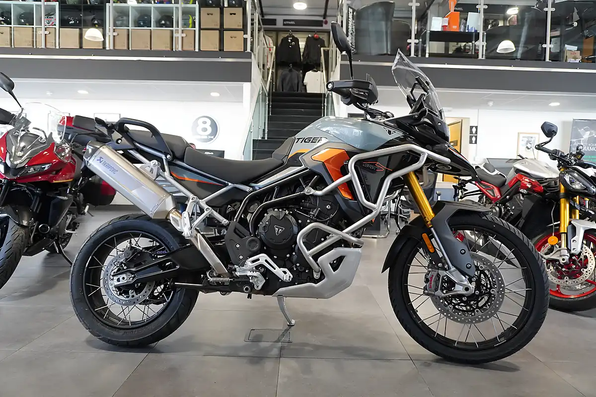 Used 2026 Triumph Tiger 900 Desert Edition Urban Grey - Front View