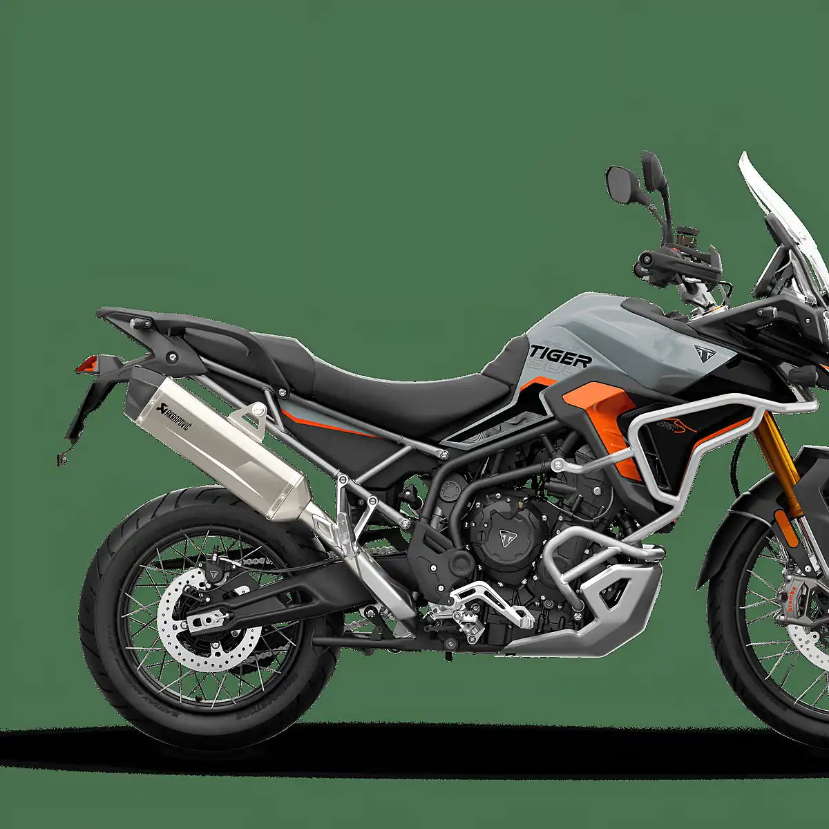 Used 2026 Triumph Tiger 900 Desert Edition Urban Grey / Sapphire Black - Front View