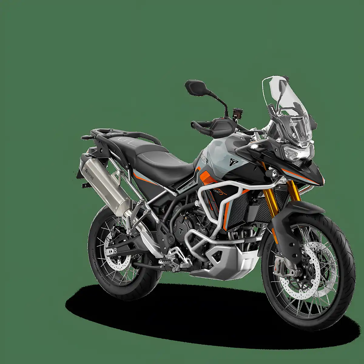 Used 2026 Triumph Tiger 900 Desert Edition Urban Grey / Sapphire Black - Interior and Exterior details 2