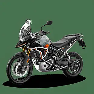 Used 2026 Triumph Tiger 900 Desert Edition Urban Grey / Sapphire Black - Interior and Exterior details 4
