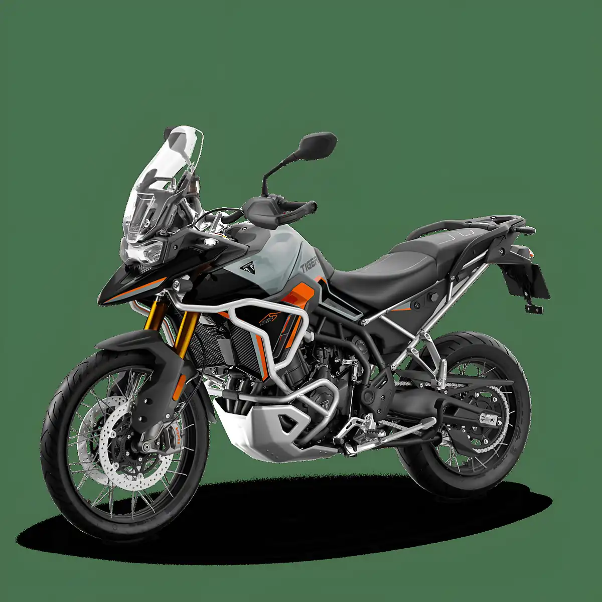 Used 2026 Triumph Tiger 900 Desert Edition Urban Grey / Sapphire Black - Interior and Exterior details 4