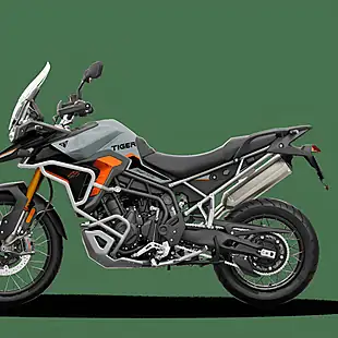 Used 2026 Triumph Tiger 900 Desert Edition Urban Grey / Sapphire Black - Interior and Exterior details 5