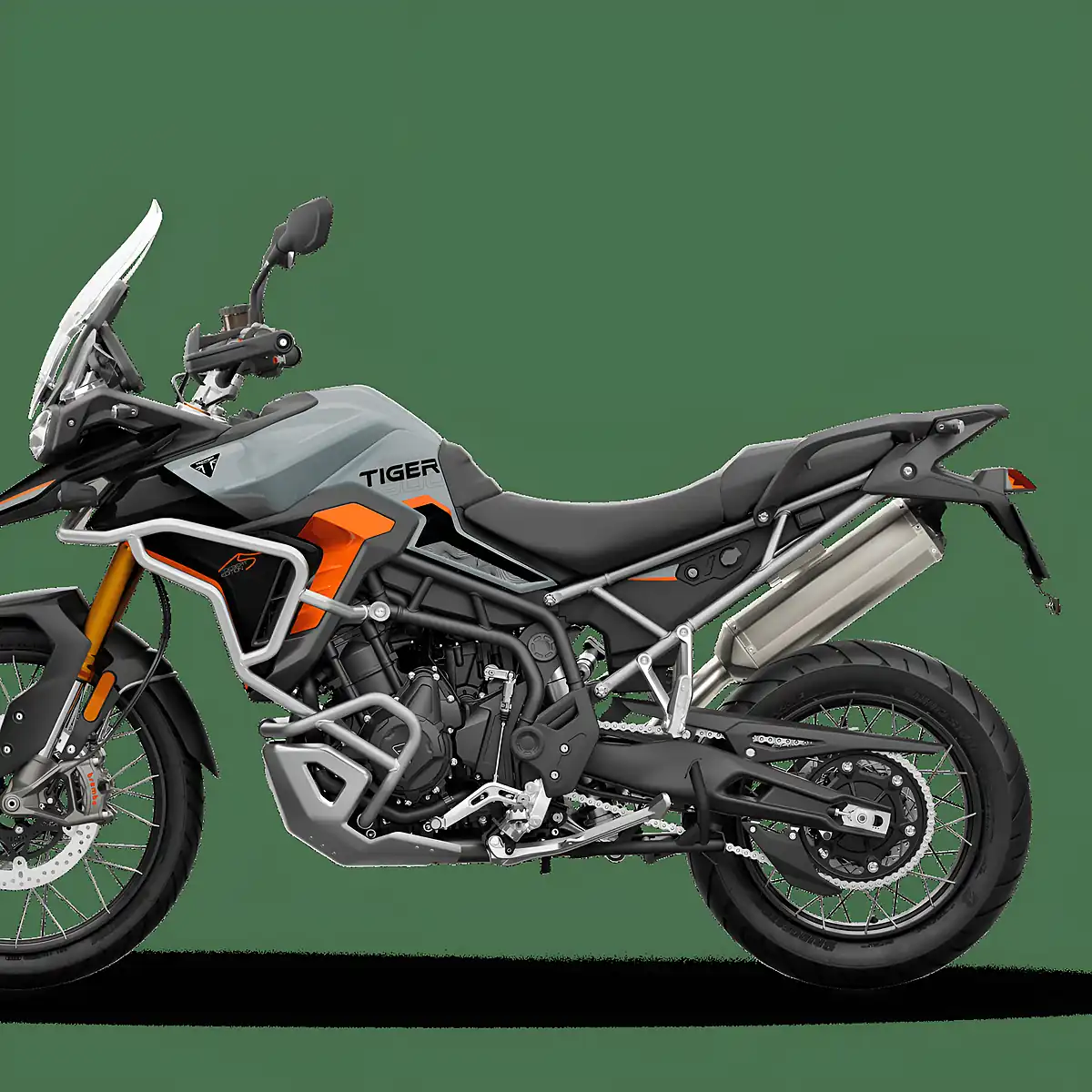 Used 2026 Triumph Tiger 900 Desert Edition Urban Grey / Sapphire Black - Interior and Exterior details 5
