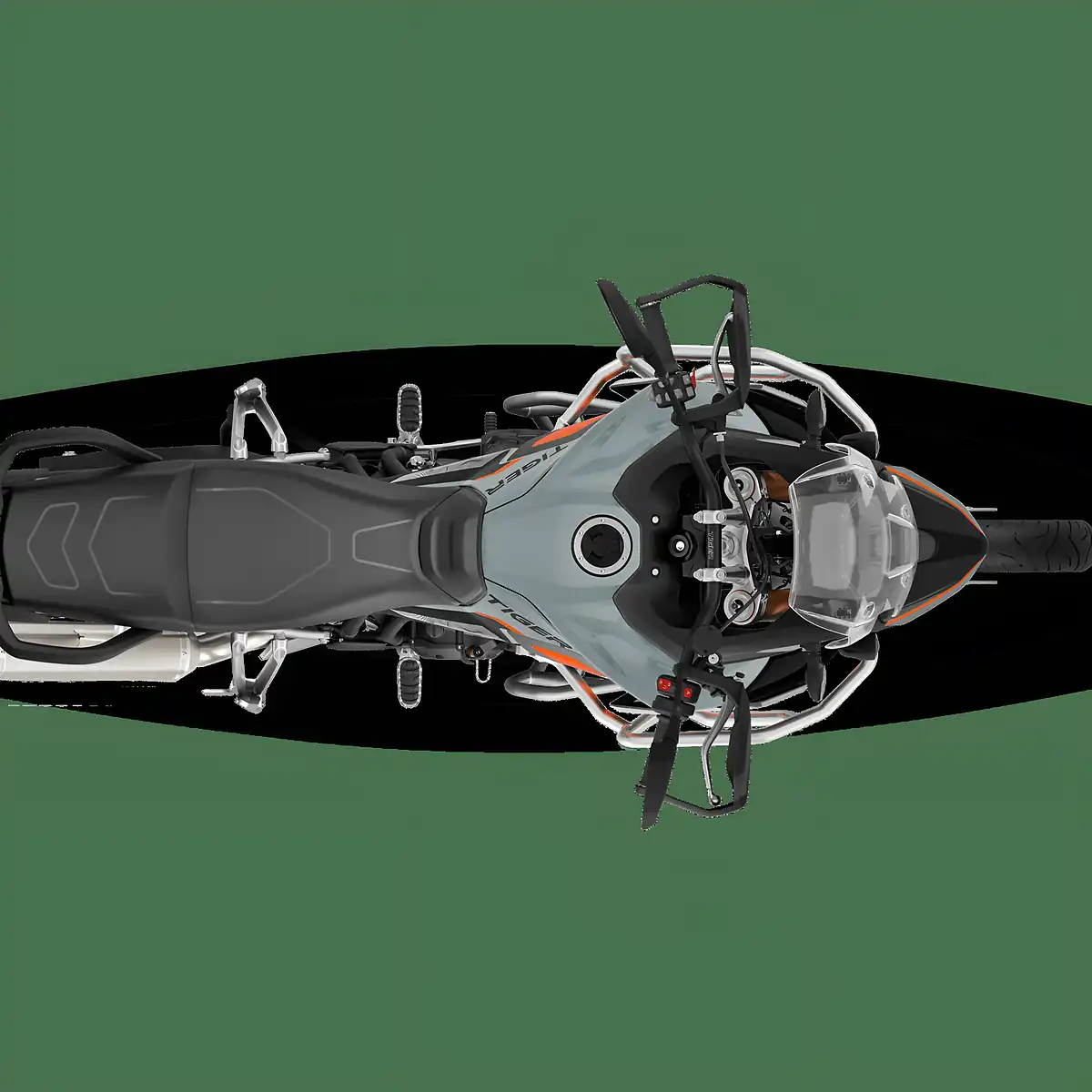 Used 2026 Triumph Tiger 900 Desert Edition Urban Grey / Sapphire Black - Interior and Exterior details 9