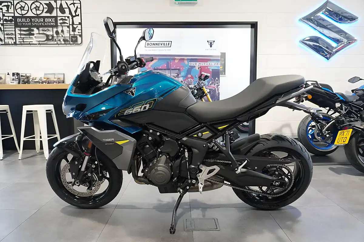 Used 2026 Triumph Tiger Sport 660 Interstellar Blue - Interior and Exterior details 2