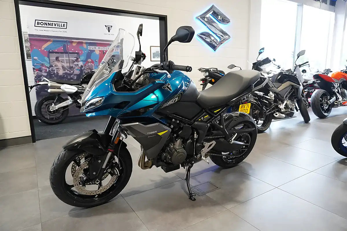 Used 2026 Triumph Tiger Sport 660 Interstellar Blue - Interior and Exterior details 6