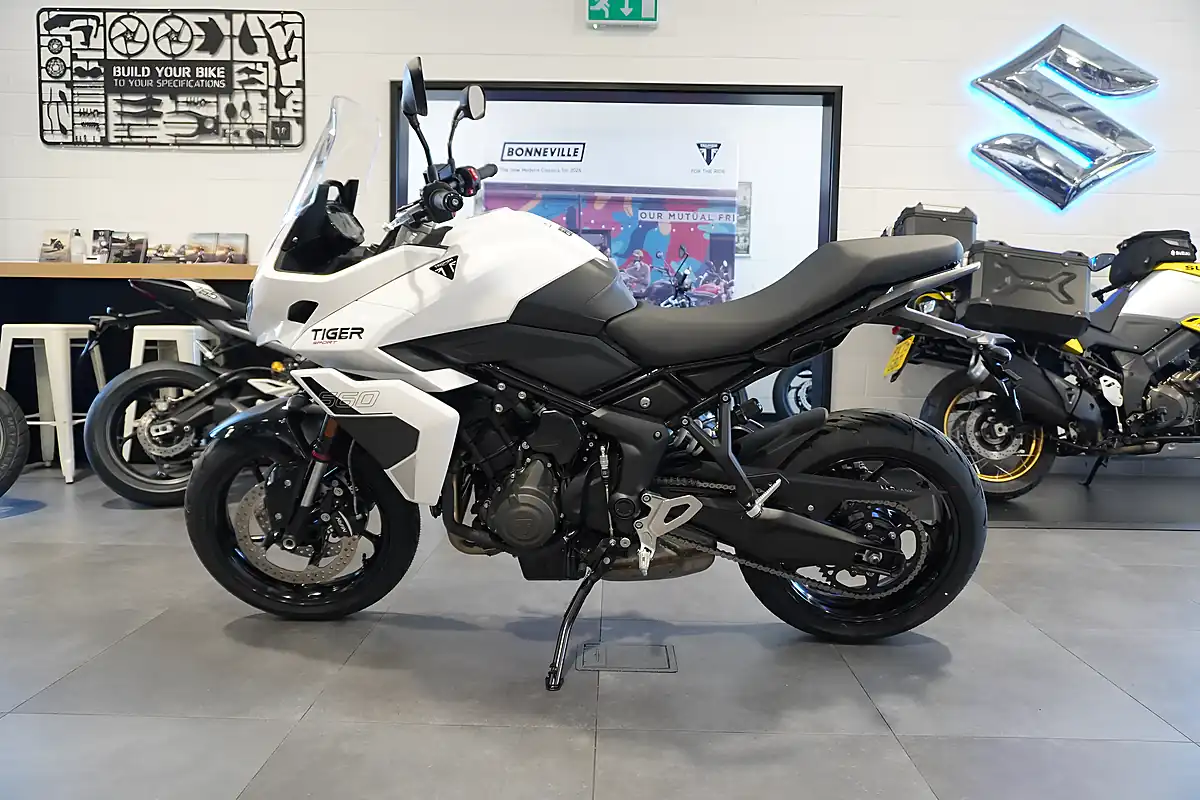 Used 2026 Triumph Tiger Sport 660 Pure White - Interior and Exterior details 2