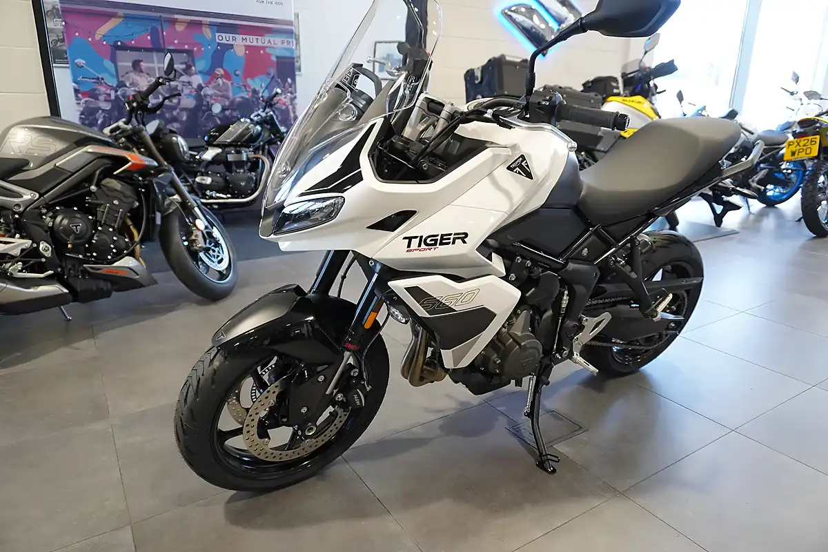 Used 2026 Triumph Tiger Sport 660 Pure White - Interior and Exterior details 6