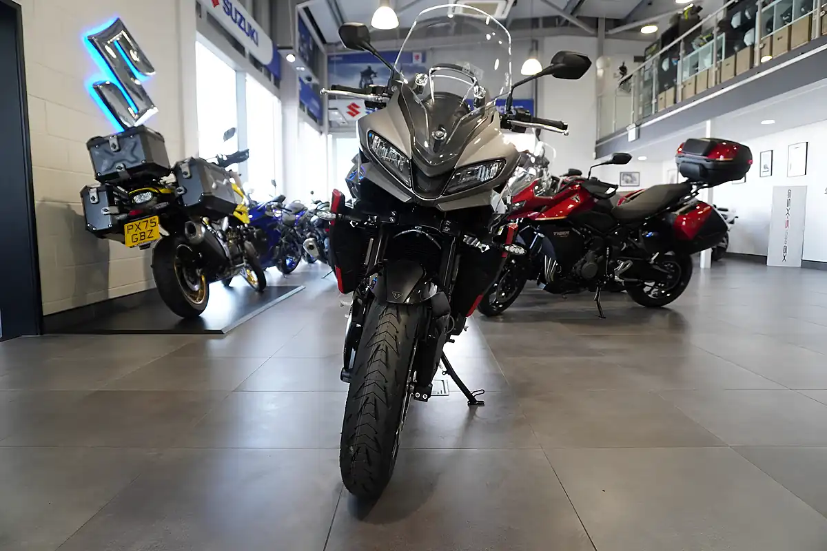 Used 2026 Triumph Tiger Sport 660 Silver Ice/Orange - Interior and Exterior details 3