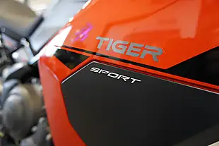 Used 2026 Triumph Tiger Sport 660 Silver Ice/Orange - Interior and Exterior details 8