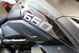 Used 2026 Triumph Tiger Sport 660 Silver Ice/Orange - Interior and Exterior details 9