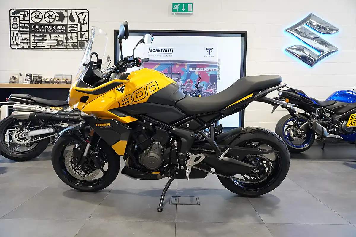 Used 2026 Triumph Tiger Sport 800 Cosmic Yellow - Interior and Exterior details 2