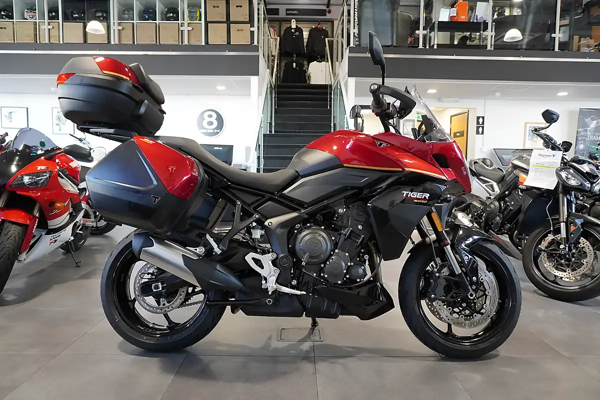 Used 2026 Triumph Tiger Sport 800 Tour Carnival Red - Front View