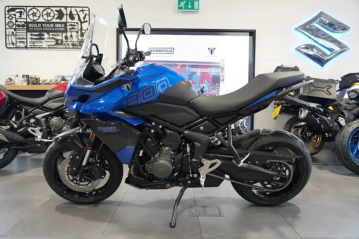 Used 2026 Triumph Tiger Sport Caspian Blue - Interior and Exterior details 2