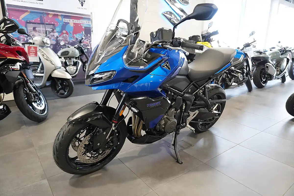 Used 2026 Triumph Tiger Sport Caspian Blue - Interior and Exterior details 6