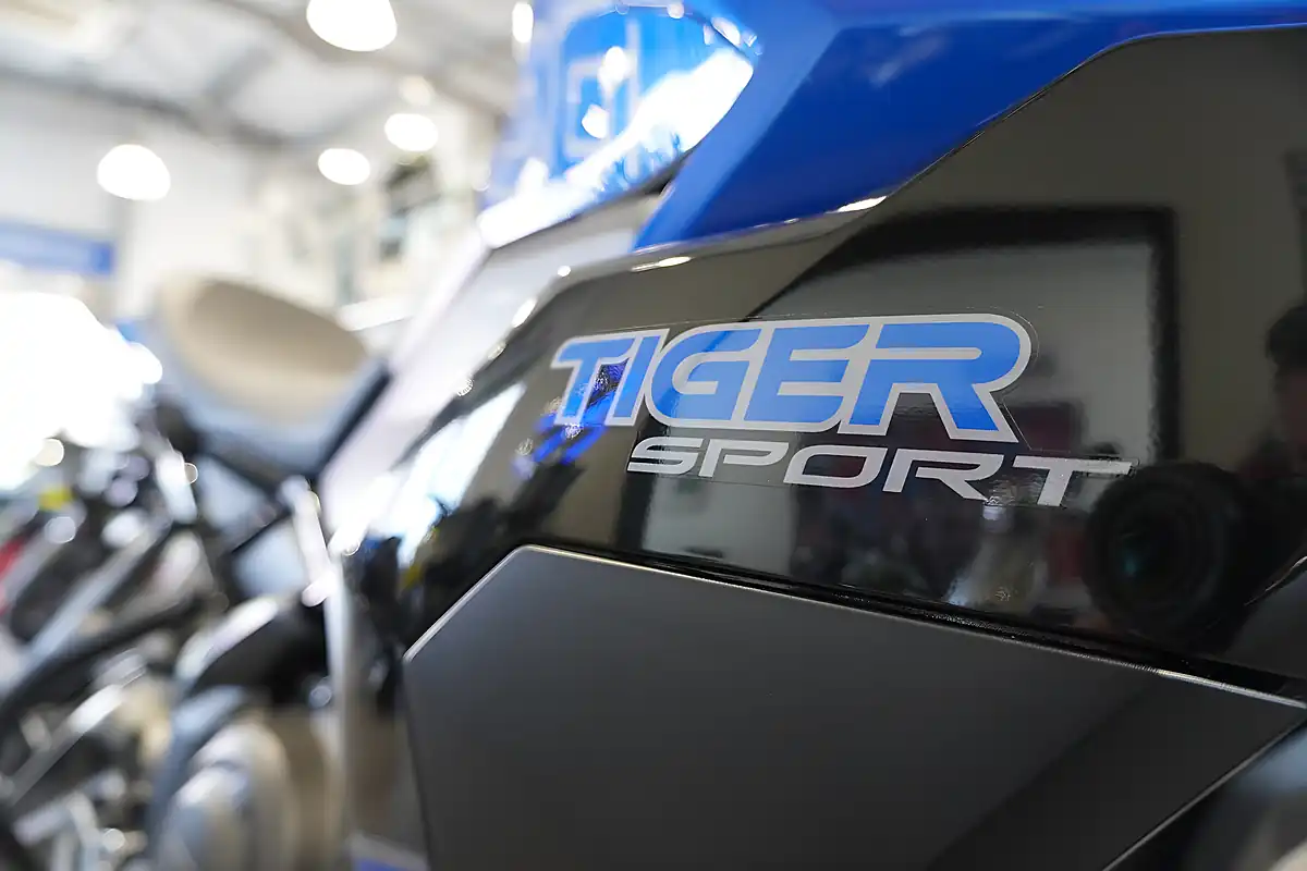 Used 2026 Triumph Tiger Sport Caspian Blue - Interior and Exterior details 8