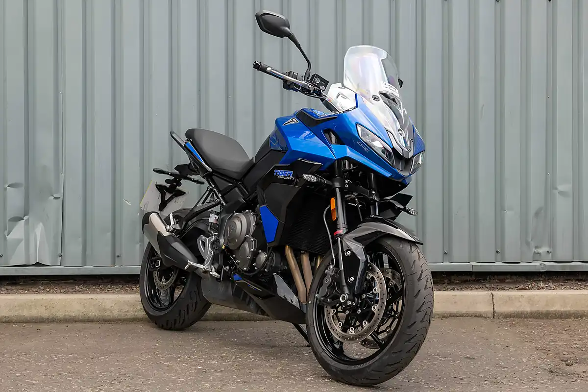 Used 2026 Triumph Tiger Sport Caspian Blue / Sapphire Black - Interior and Exterior details 2