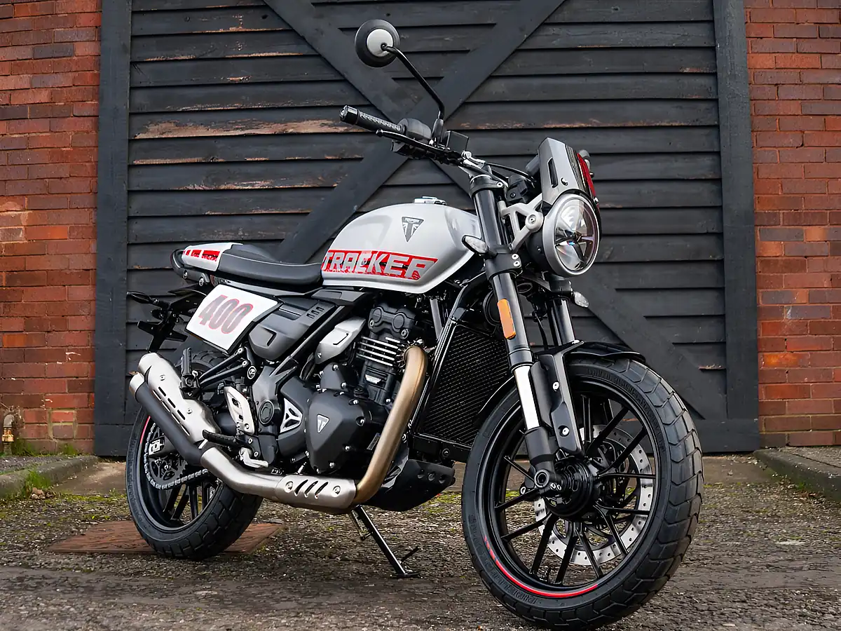 Used 2026 Triumph Tracker 400 Aluminium Silver Aluminium Silver - Front View