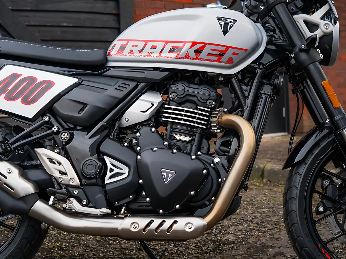 Used 2026 Triumph Tracker 400 Aluminium Silver Aluminium Silver - Interior and Exterior details 7