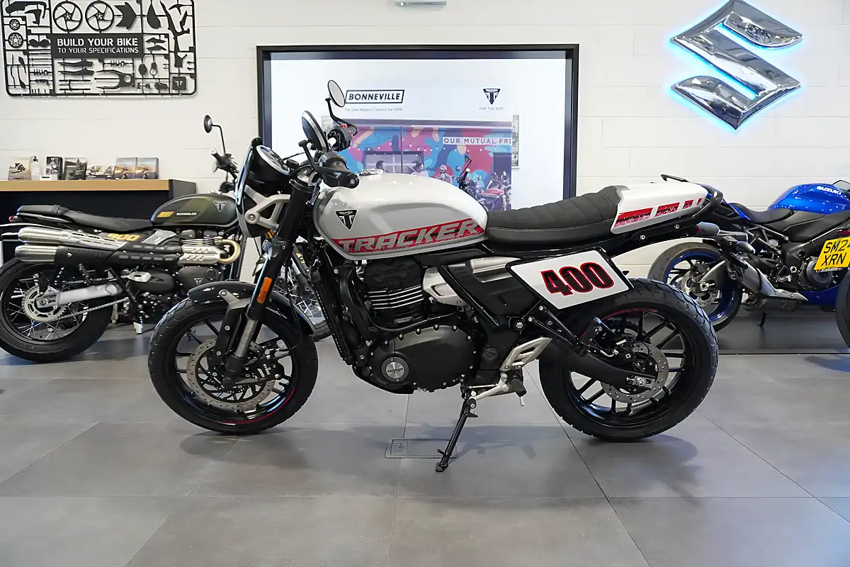 Used 2026 Triumph Tracker 400 Aluminium Silver - Interior and Exterior details 2