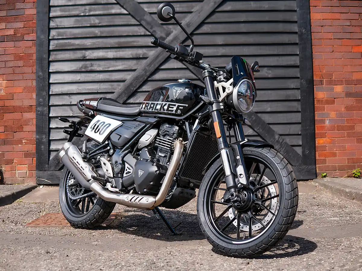 Used 2026 Triumph Tracker 400 Phantom Black - Front View