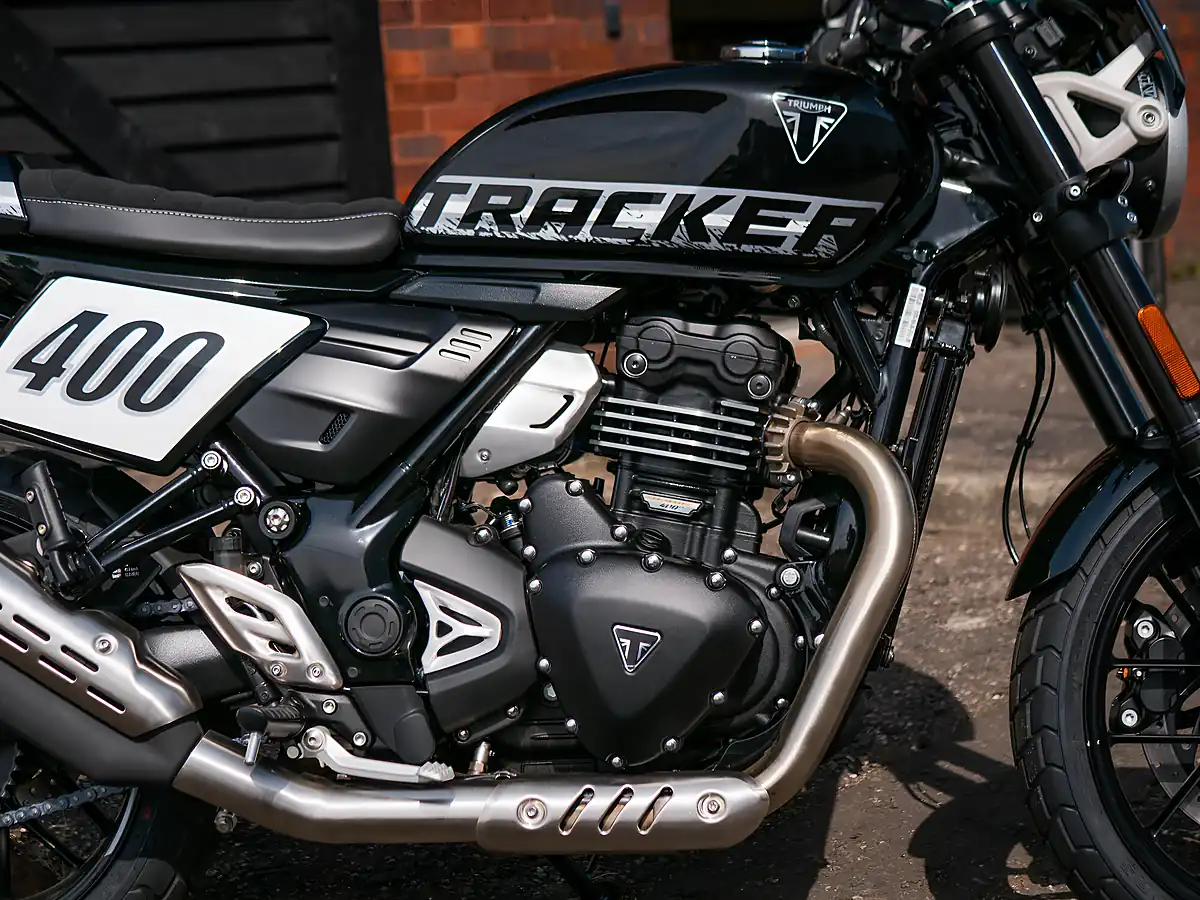 Used 2026 Triumph Tracker 400 Phantom Black - Interior and Exterior details 9