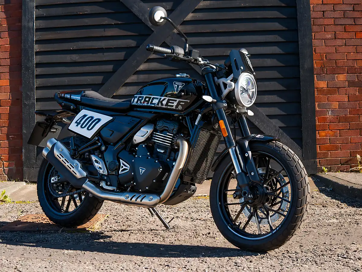 Used 2026 Triumph Tracker 400 Phantom Black - Front View