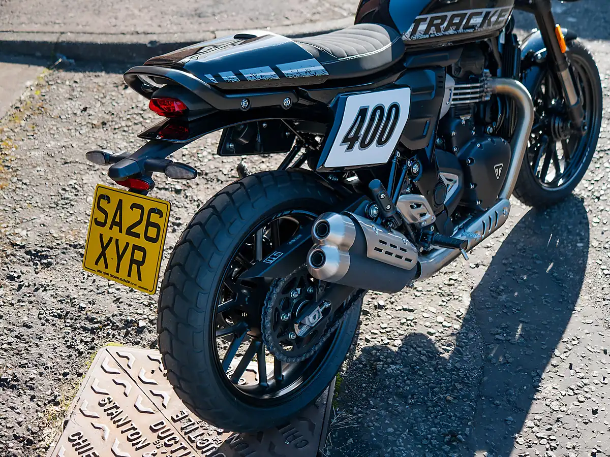 Used 2026 Triumph Tracker 400 Phantom Black - Interior and Exterior details 16