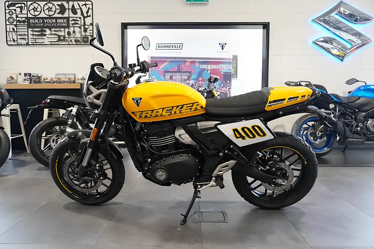 Used 2026 Triumph Tracker 400 Racing Yellow - Interior and Exterior details 2