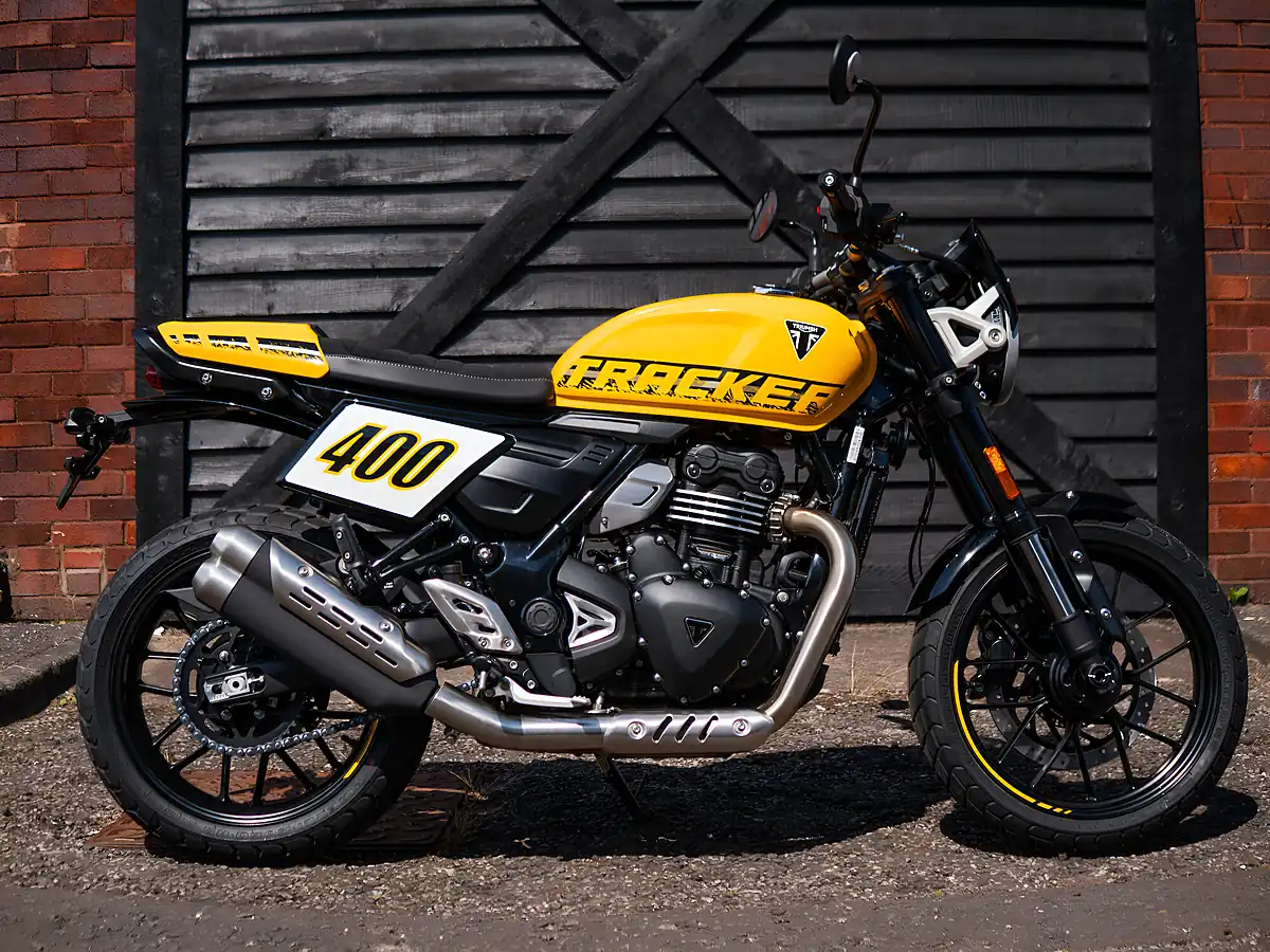 Used 2026 Triumph Tracker 400 Racing Yellow Racing Yellow - Interior and Exterior details 14