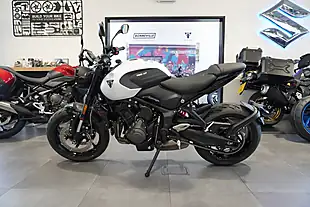 Used 2026 Triumph Trident 660 Snowdonia White - Interior and Exterior details 2