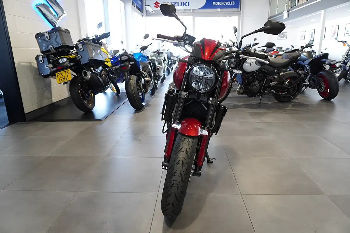 Used 2026 Triumph Trident 800 Carnival Red - Interior and Exterior details 3
