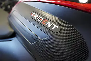 Used 2026 Triumph Trident 800 Carnival Red - Interior and Exterior details 8