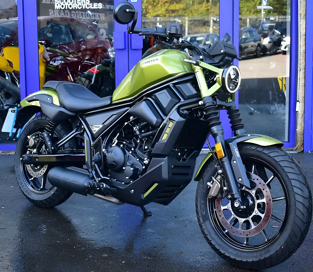 Used 2026 Zontes Zt125-C Custom Cruiser Yellow - Interior and Exterior details 4