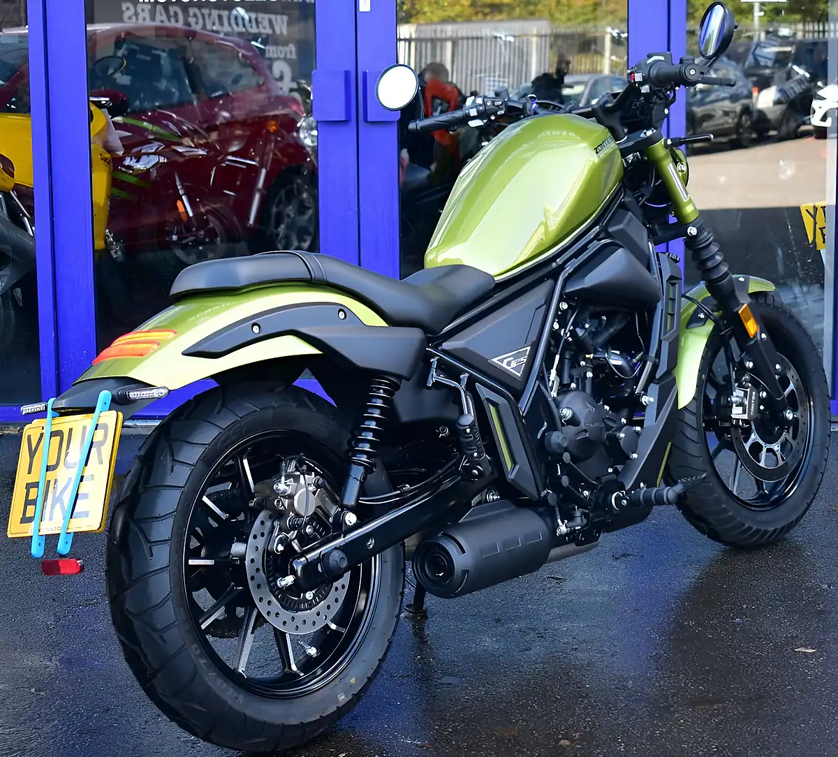 Used 2026 Zontes Zt125-C Custom Cruiser Yellow - Interior and Exterior details 6