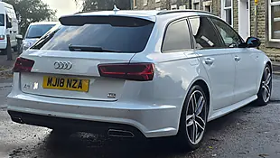 Used 2027 Audi A6 Avant Ultra Black Edition White - Interior and Exterior details 6
