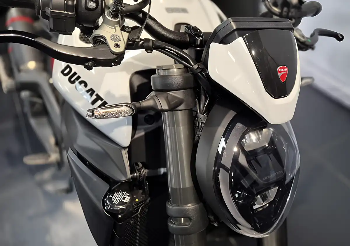 Used 2027 Ducati Monster V2+ Iceberg White - Interior and Exterior details 10