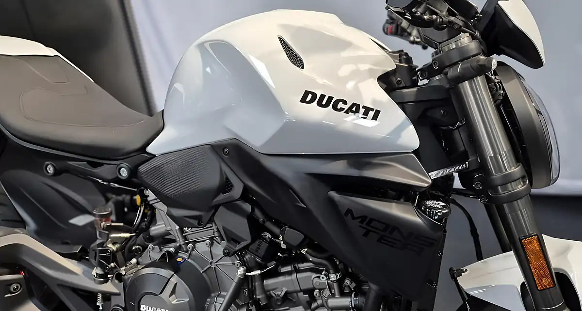 Used 2027 Ducati Monster V2+ Iceberg White - Interior and Exterior details 7