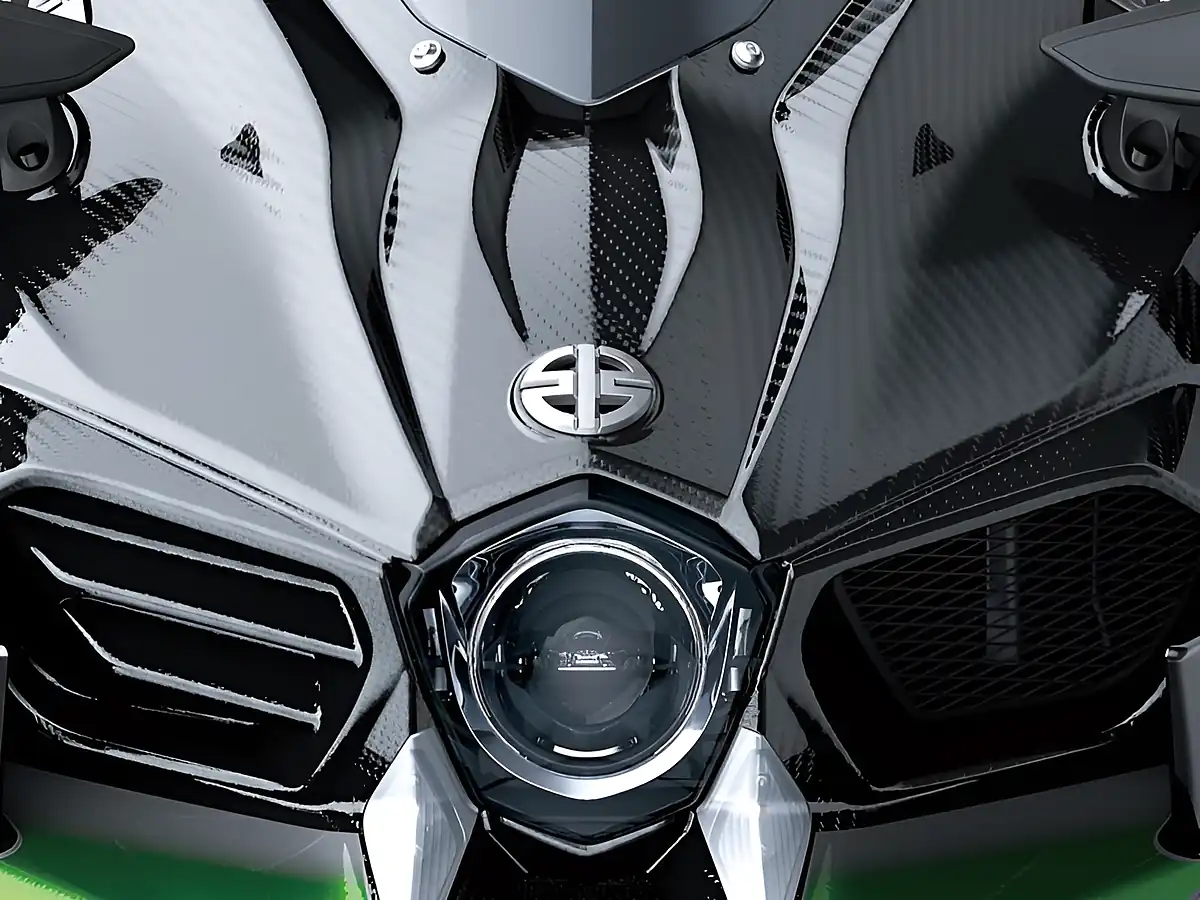 Used 2027 Kawasaki Ninja H2 Carbon Mirror Coated Spark Black - Interior and Exterior details 10