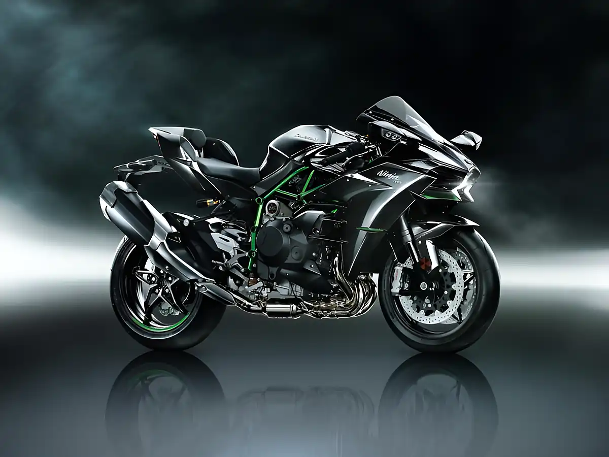 Used 2027 Kawasaki Ninja H2 Carbon Mirror Coated Spark Black - Interior and Exterior details 3