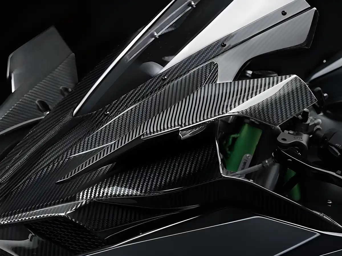Used 2027 Kawasaki Ninja H2R Mirror Coated Spark Black Mirror Coated Spark Black - Interior and Exterior details 4