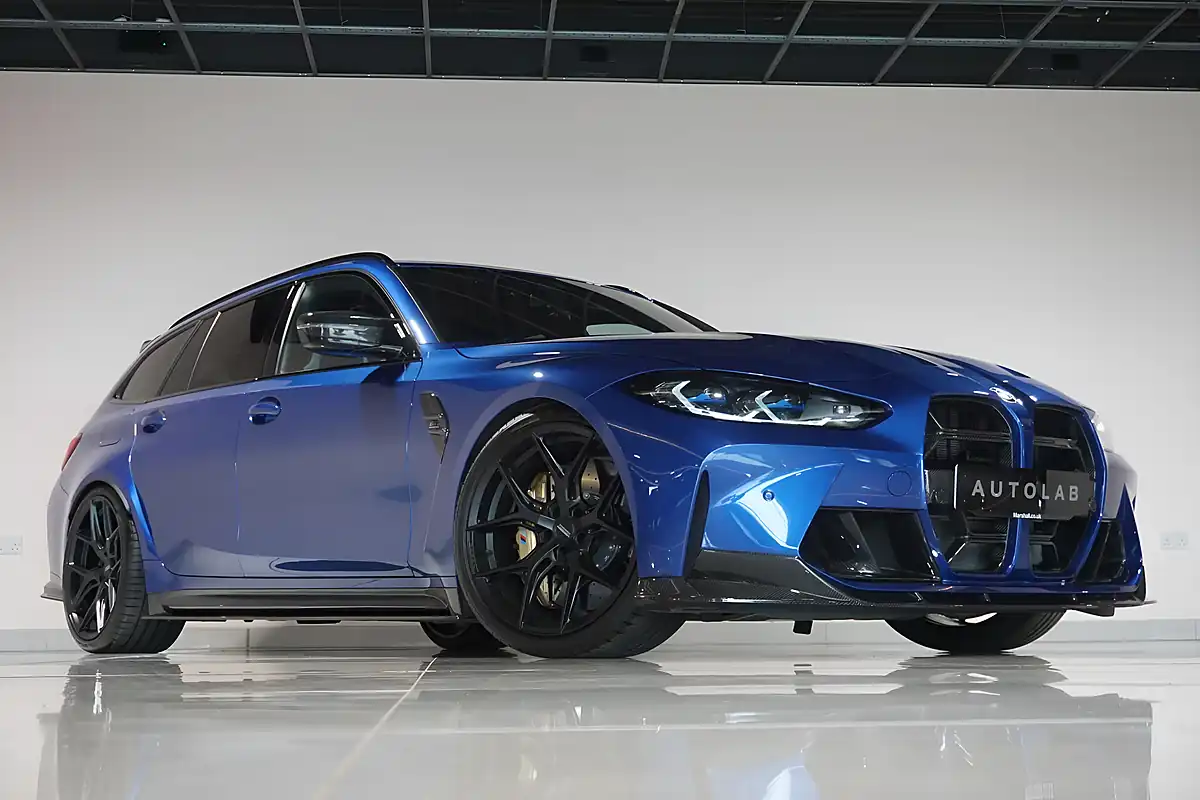 Used BMW M3 Competition Touring Portimao Blue - Interior and Exterior details 12