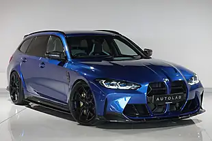 Used BMW M3 Competition Touring Portimao Blue - Interior and Exterior details 2