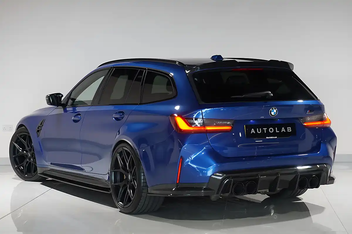 Used BMW M3 Competition Touring Portimao Blue - Interior and Exterior details 4
