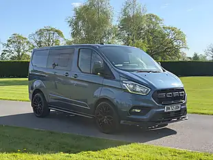 Used Ford Transit Custom Limited Crew Van Blue Metallic - Interior and Exterior details 2