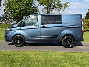 Used Ford Transit Custom Limited Crew Van Blue Metallic - Interior and Exterior details 6
