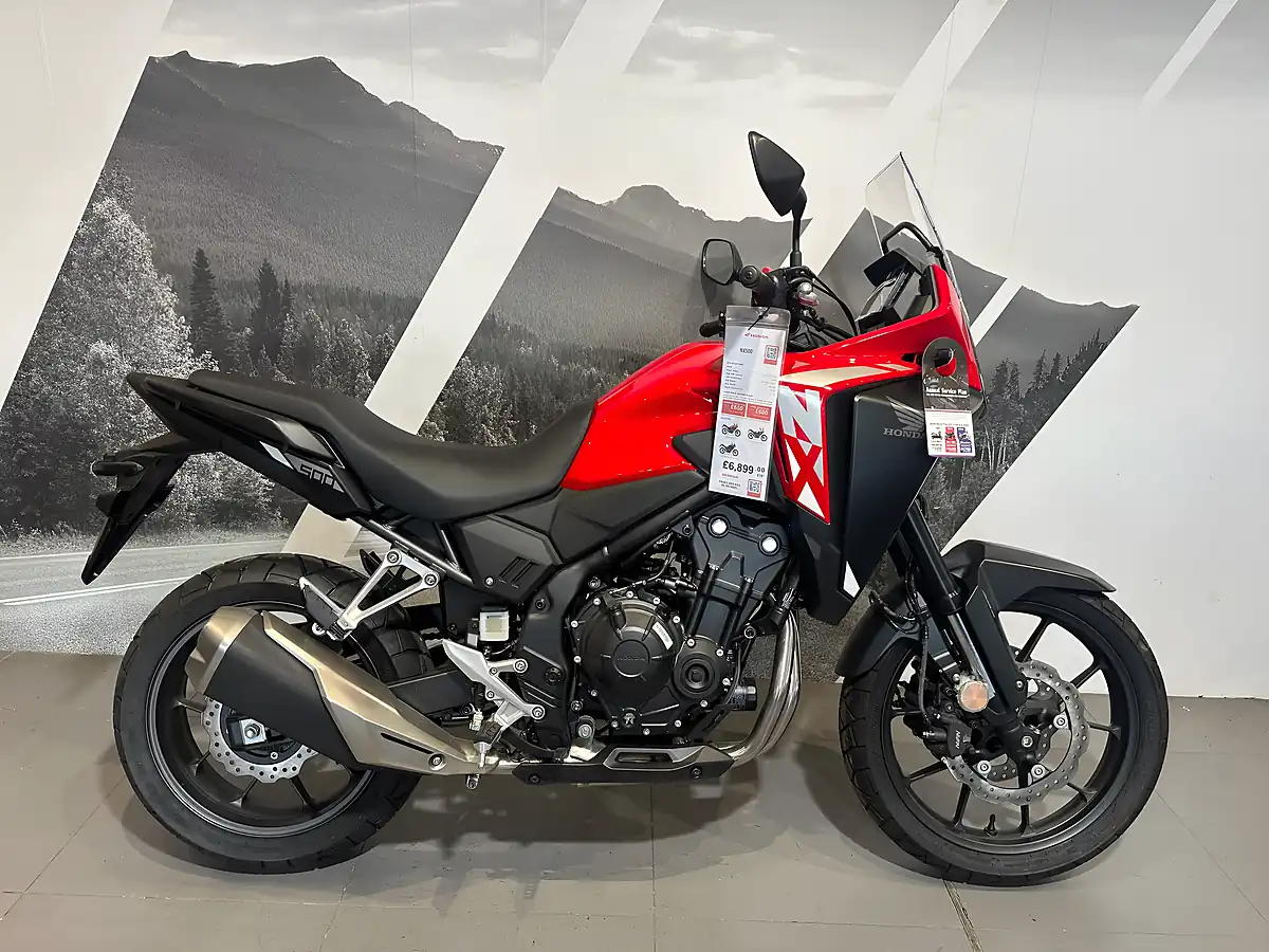 Used Honda NX500 Red - Front View