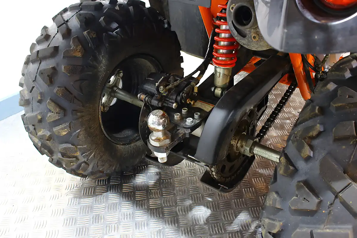 Used Kayo AU200 Atv White - Interior and Exterior details 7